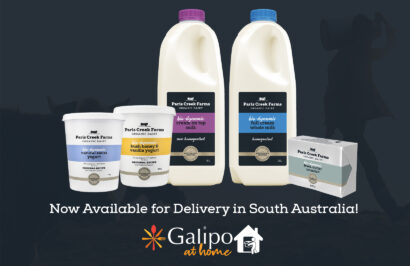 paris creek farms dairy products including bio-dynamic organic milk, yogurt and butter