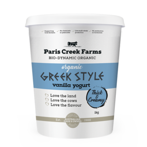 Organic Vanilla Greek style yoghurt product image