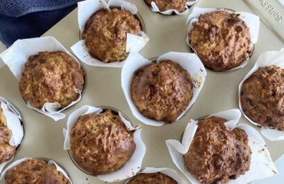Picture of baked quark breakfast muffins